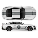 Racing Stripes Set, designed to fit Mustang 2024-2025 (Gen7)