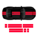 Racing Stripes Set, designed to fit Mustang 2024-2025 (Gen7)