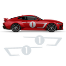 Hennessey Racing Stripes Set, for Ford Mustang 2024-2025 (Gen7)