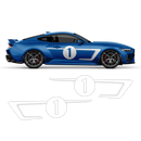 Hennessey Racing Stripes Set, for Ford Mustang 2024-2025 (Gen7)