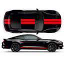 8inch Double Racing Stripes, for Ford Mustang 2015 - 2023