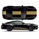 8inch Double Racing Stripes, for Ford Mustang 2015 - 2023
