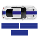 8inch Double Racing Stripes, for Ford Mustang 2015 - 2023