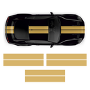 8inch Double Racing Stripes, for Ford Mustang 2015 - 2023