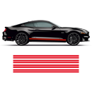 8inch Double Racing Stripes, for Ford Mustang 2015 - 2023