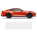 8inch Double Racing Stripes, for Ford Mustang 2015 - 2023