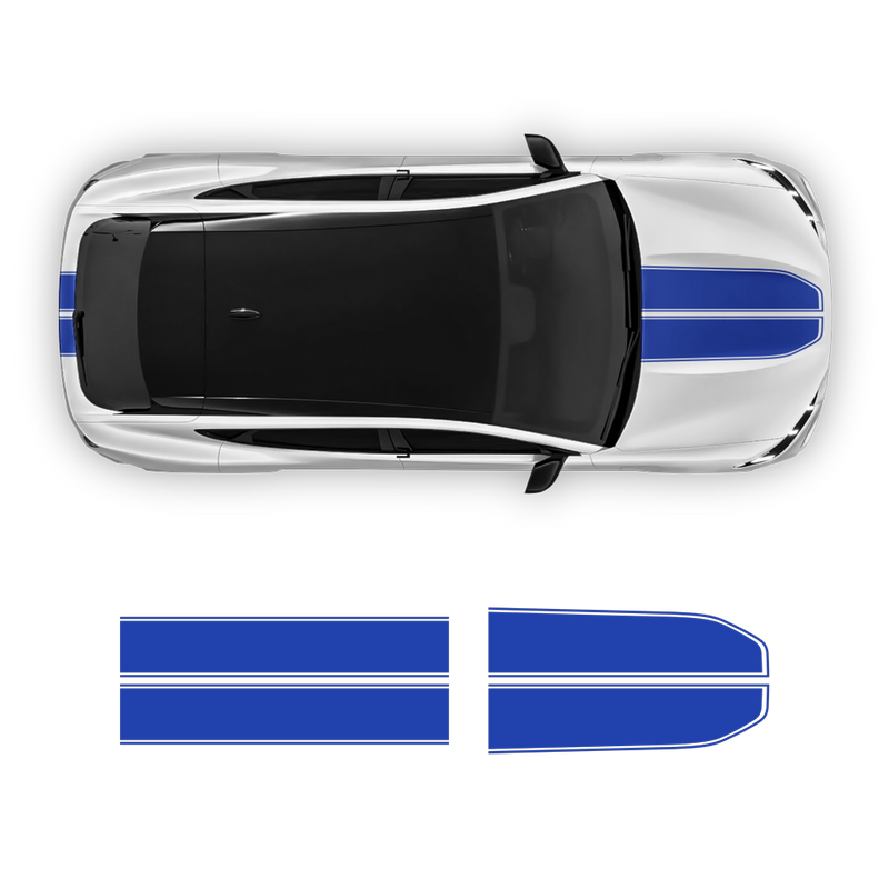 Racing Stripes Over the Top, for Ford Mach-E 2021 2022 2023 2024