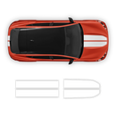 Racing Stripes Over the Top, for Ford Mach-E 2021 2022 2023 2024