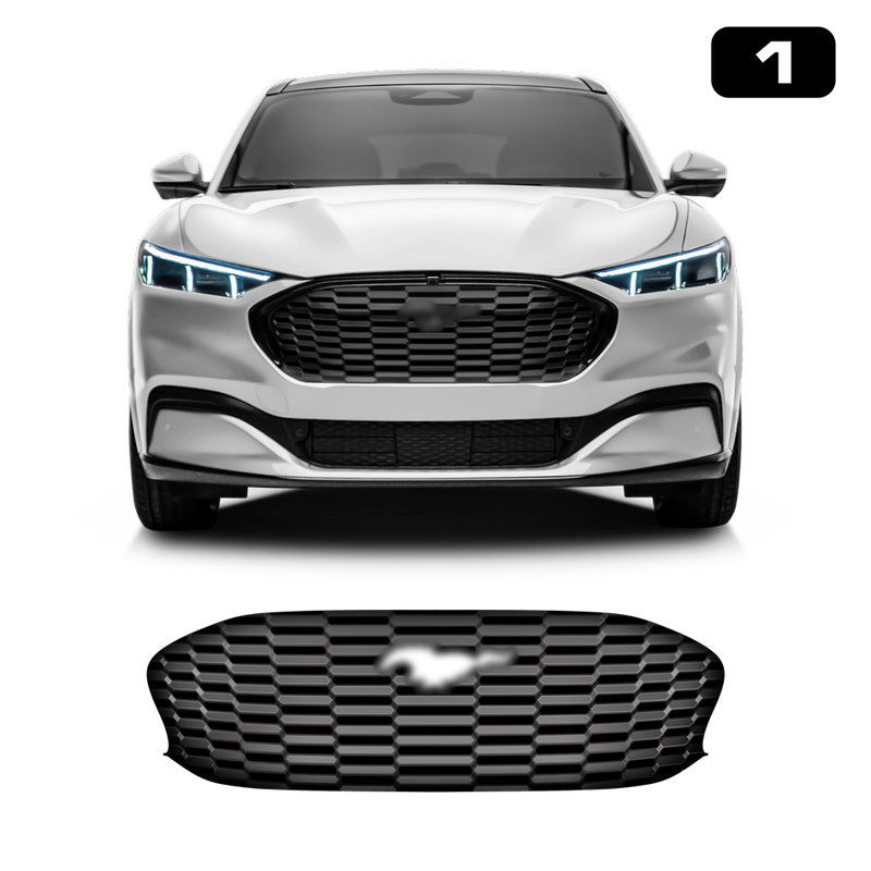 Front Grill Imitation Decal, for Ford Mach-E 2021 2022 2023 2024