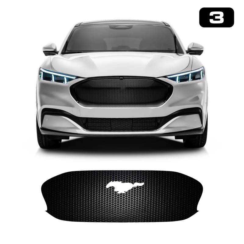 Front Grill Imitation Decal, for Ford Mach-E 2021 2022 2023 2024