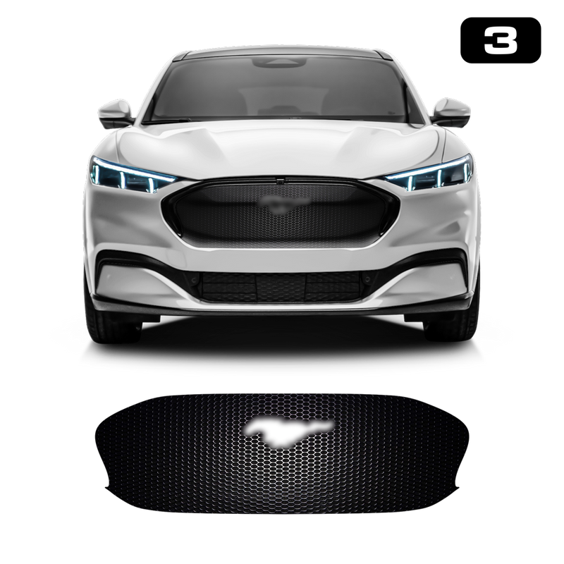 Front Grill Imitation Decal, for Ford Mach-E 2021 2022 2023 2024