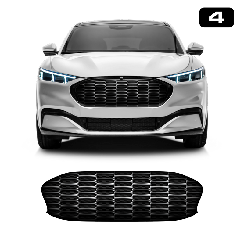 Front Grill Imitation Decal, for Ford Mach-E 2021 2022 2023 2024