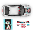 ITASHA Racing Miku 2020 Anime Style Decals, for any Car Body