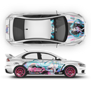 ITASHA Racing Miku 2021 Anime Style Decals, for any Car Body