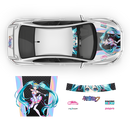 ITASHA Racing Miku 2021 Anime Style Decals, for any Car Body