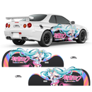 ITASHA Racing Miku 2021 Anime Style Decals, for any Car Body