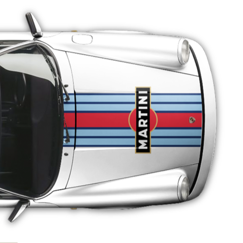 19' Martini Racing Stripes, for Porsche Carrera 930 / 964