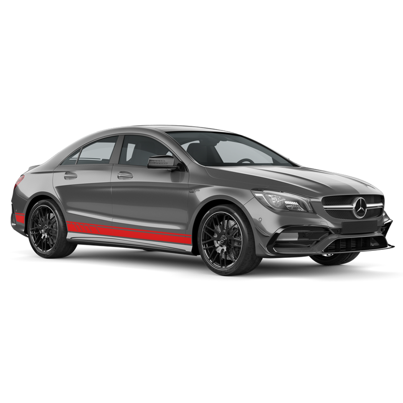 AMG CLA 45 Rocker Stripes, for MB