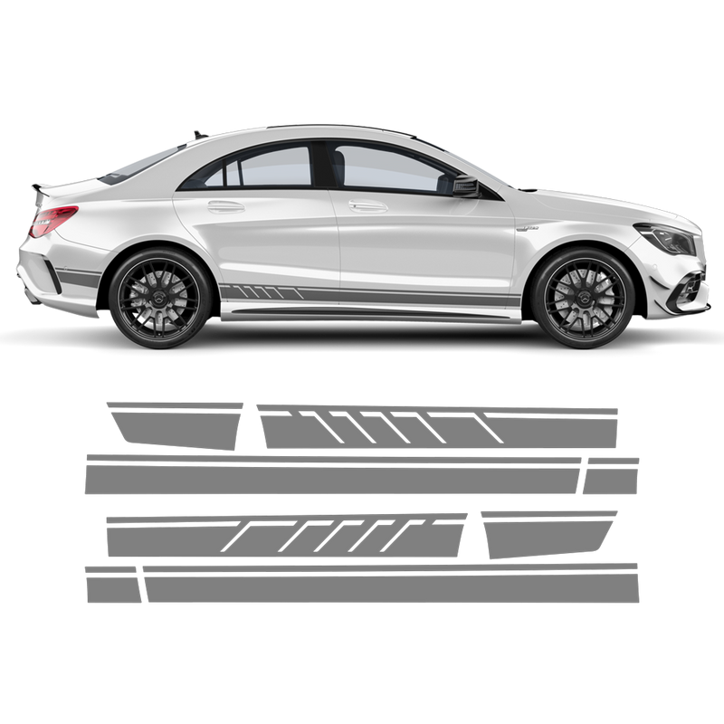 AMG CLA 45 Rocker Stripes, for MB