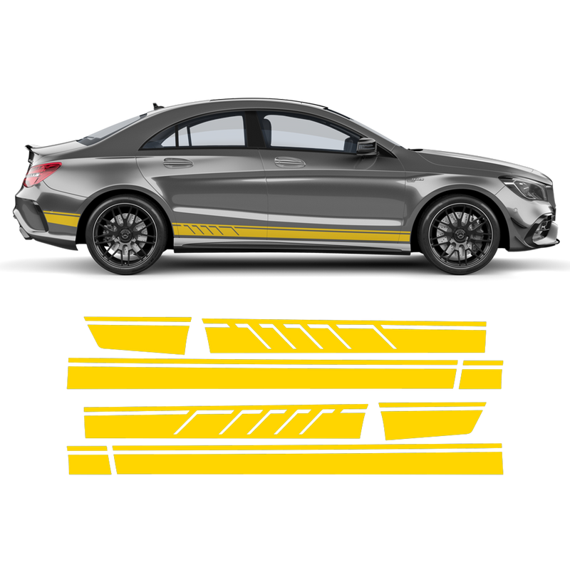 AMG CLA 45 Rocker Stripes, for MB