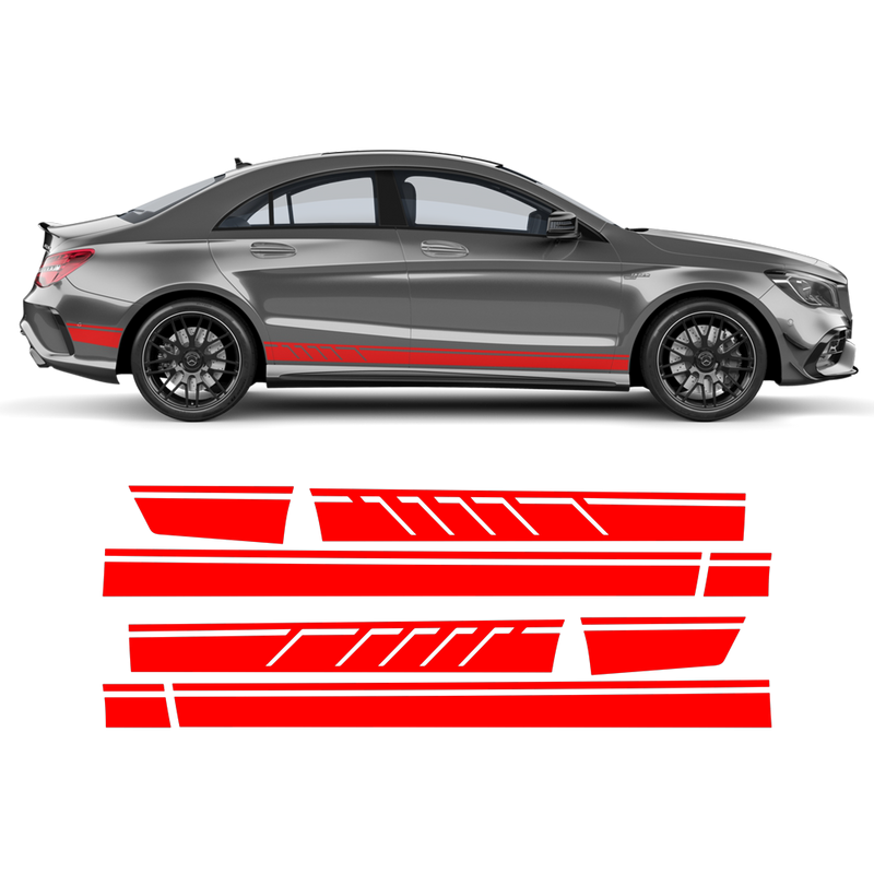 AMG CLA 45 Rocker Stripes, for MB