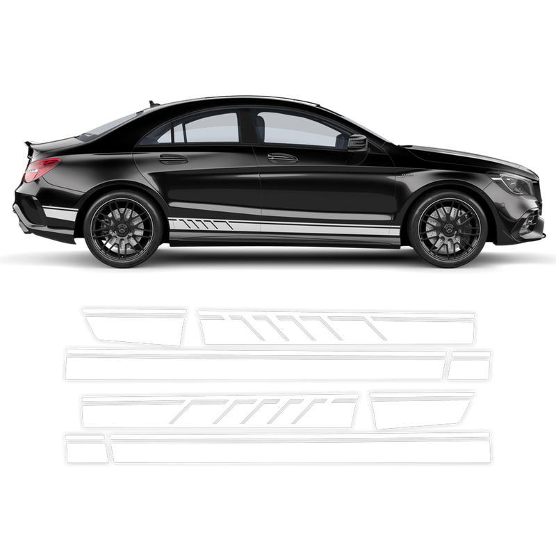 AMG CLA 45 Rocker Stripes, for MB