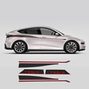 Upper part Side Decals, fit Model Y (Juniper) 2025–2026