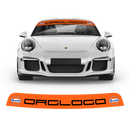 Windshield Gulf Style decals, for Carrera / Cayman / Boxster / Spyder