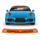 Windshield Gulf Style decals, for Carrera / Cayman / Boxster / Spyder