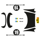 Dakar Rallye 1971 Style decals set for 992 Dakar