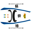 Dakar Rallye 1974 Style decals set, for 992 Dakar