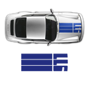 Safety Stripe 911 Hood Decal, for Carrera 930