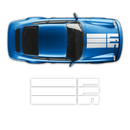 Safety Stripe 911 Hood Decal, for Carrera 930