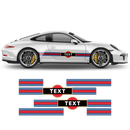 15' Martini Racing stripes, for Carrera 1999 - 2025