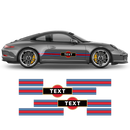 15' Martini Racing stripes, for Carrera 1999 - 2025