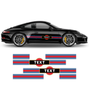 15' Martini Racing stripes, for Carrera 1999 - 2025