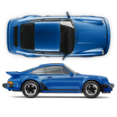 RACING Side STRIPES, for Carrera 930 Turbo