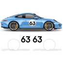 Carrera S/T decals graphics, for Carrera 1999 - 2024