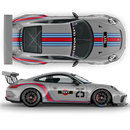 Curved Martini Decals set, for Carrera 996/997/991/992