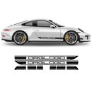 Contoured Short Rocker stripes in one color, Carrera