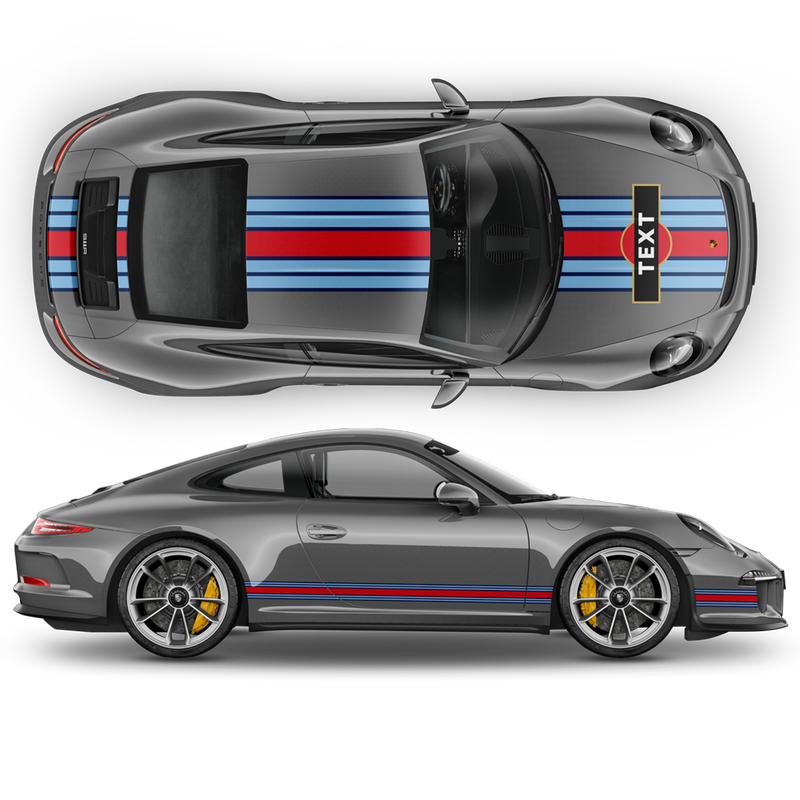 Martini Racing stripes, for Carrera 1999 - 2025