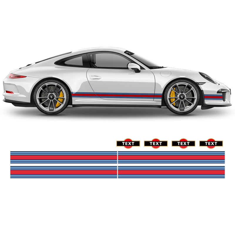 Martini Racing stripes, for Carrera 1999 - 2025