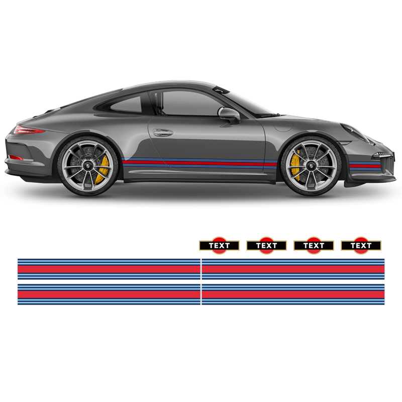 Martini Racing stripes, for Carrera 1999 - 2025