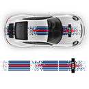 Martini Racing stripes set Pixelate style, for Carrera 1999 - 2025
