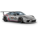 Scratched Curved Martini Side Stripes Graphic, for Carrera 996/997/991/992