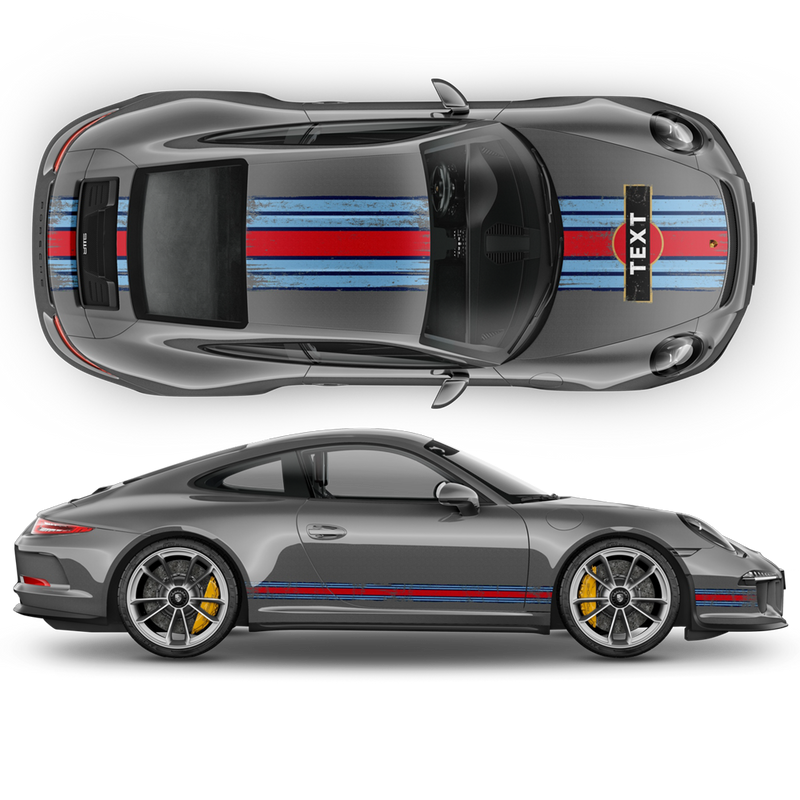 Scratched Martini Racing Stripes, Carrera 1999 - 2023
