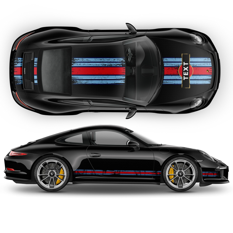 Scratched Martini Racing Stripes, Carrera 1999 - 2023