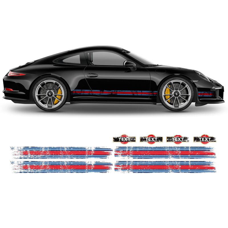 Scratched Martini Racing Stripes, Carrera 1999 - 2023