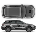 Martini Dakar decals set for Cayenne (3rd Gen 2019 - 2023)