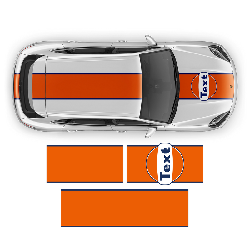 Gulf Racing Stripes, Cayenne / Macan